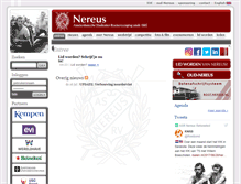 Tablet Screenshot of nereus.nl